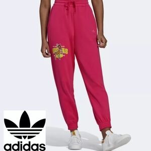 ❤️NWT❤️ ADIDAS ORIGINALS X DISNEY Limited Edition Pink BAMBI JOGGERS M Medium